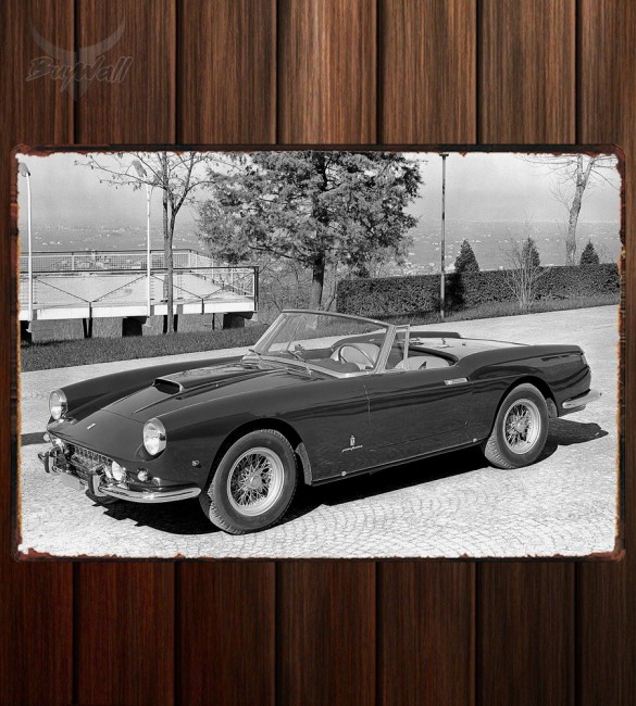 Металлическая табличка Ferrari 400 Superamerica Cabriolet (Tipo 538)